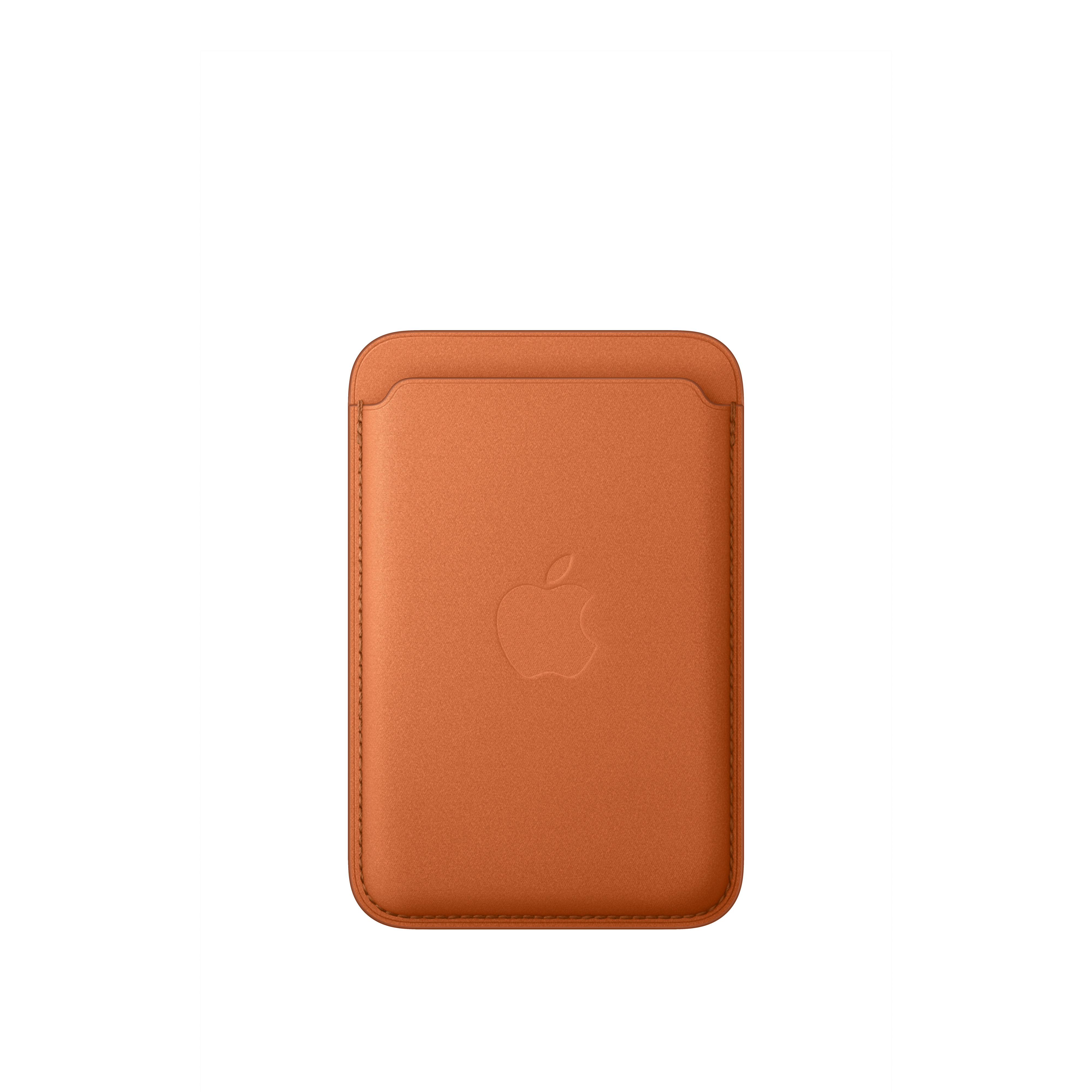 محفظة iPhone FineWoven مع MagSafe (iPhone 17) برتقالي