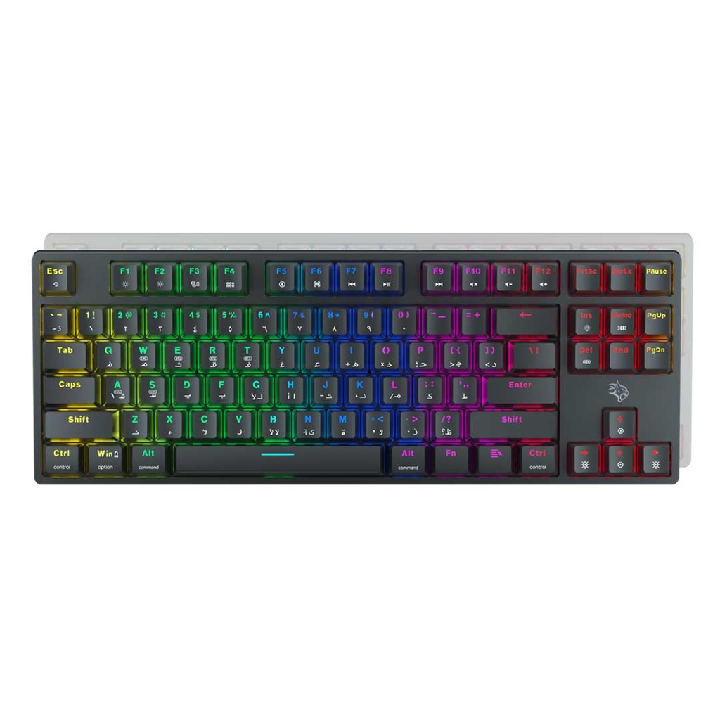 Porodo Gaming TKL 3-в-1 механическая клавиатура (провод/2.4G/Bluetooth)