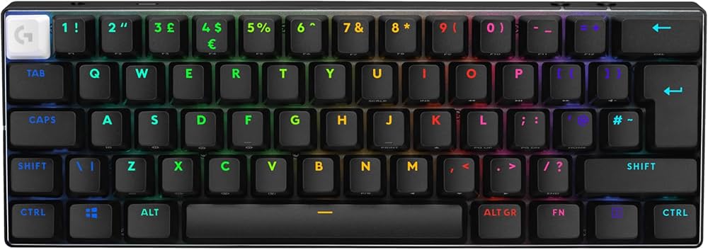 لوجيتك G Pro X 60 Lightspeed كيبورد ألعاب لاسلكي Magenta Tactile (#935)