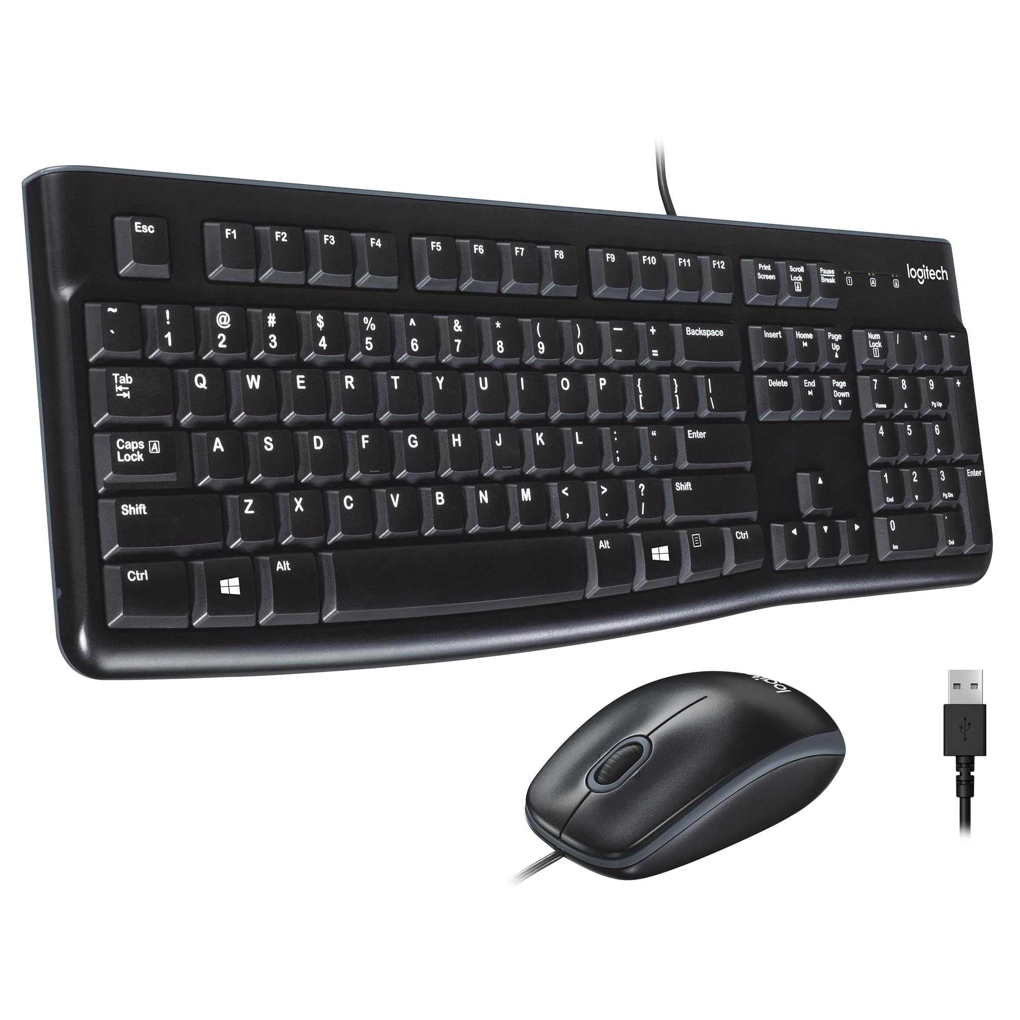 لوجيتك MK120 طقم كيبورد وماوس USB