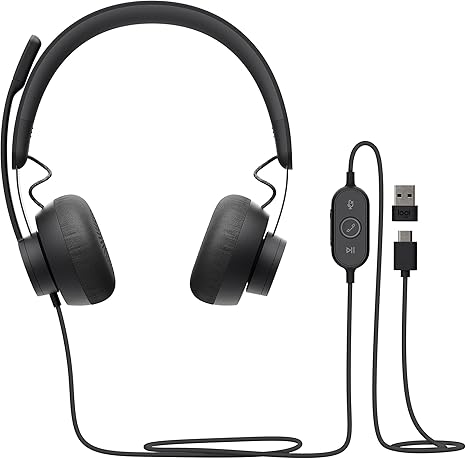 Logitech Zone Wired UC Гарнитура Graphite