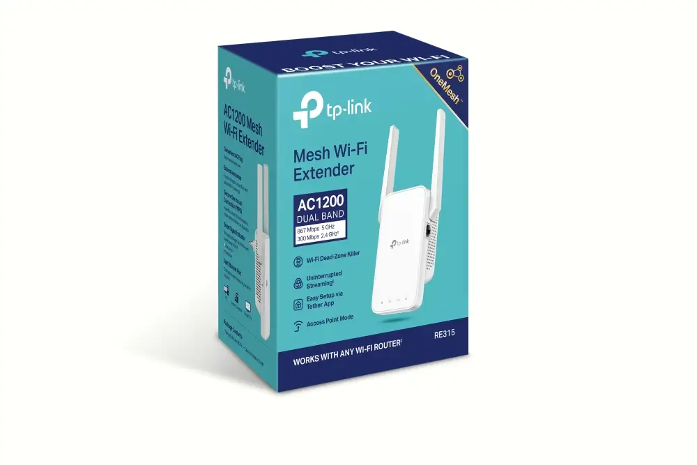 TP-Link مقوي إشارة Mesh WiFi AC1200 RE315