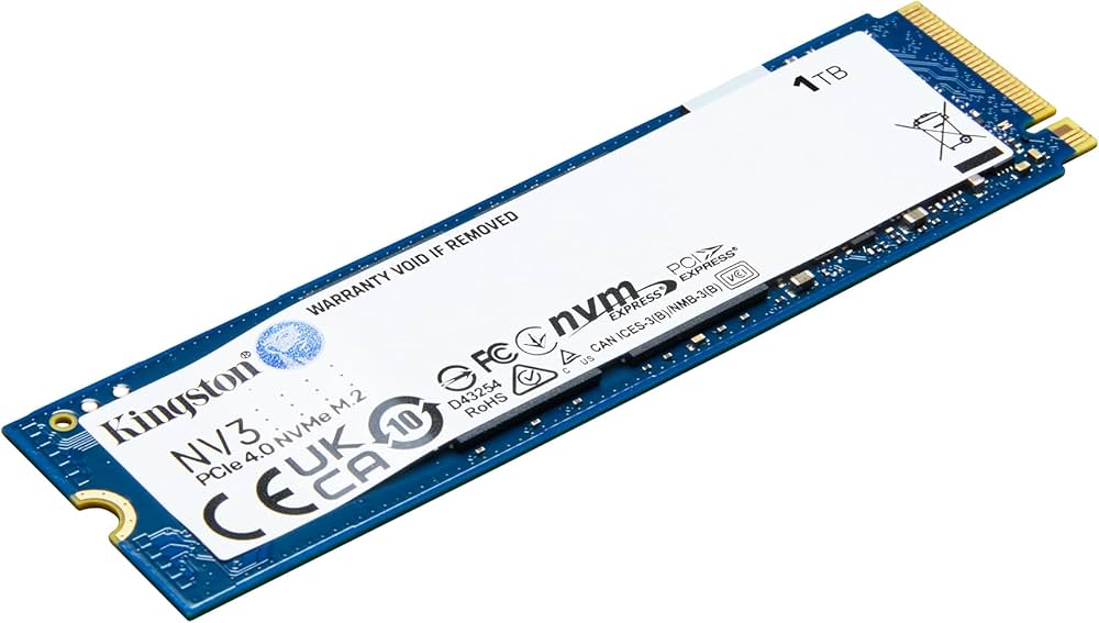 Kingston قرص SSD M.2 NVMe بسعة 1TB NV3 (SNV3S)