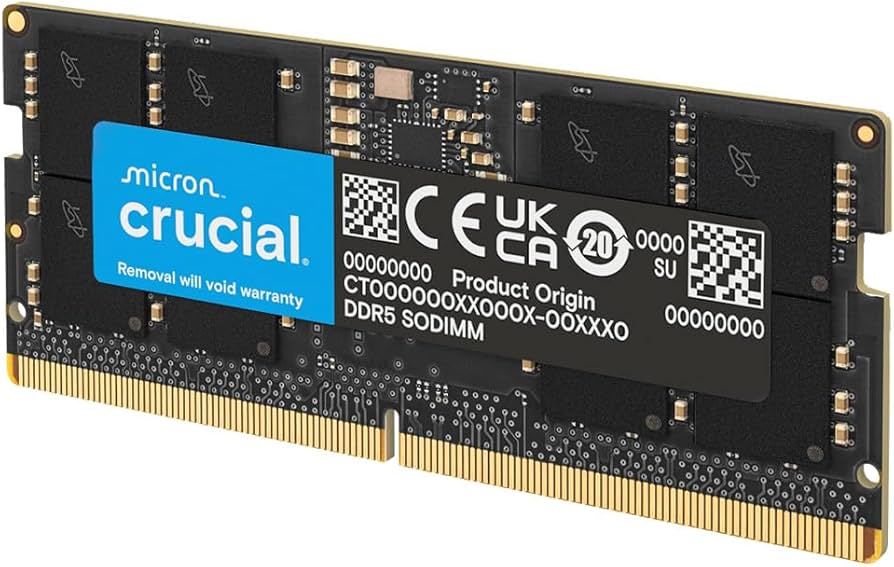 Crucial ذاكرة RAM ‏16GB DDR5 Laptop 5600