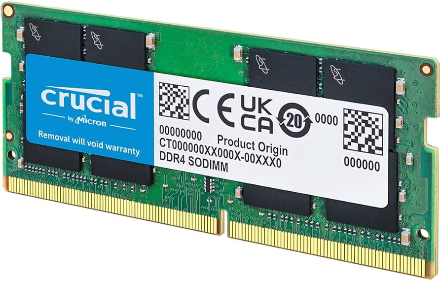 Crucial ذاكرة RAM ‏8GB DDR4 Laptop 3200