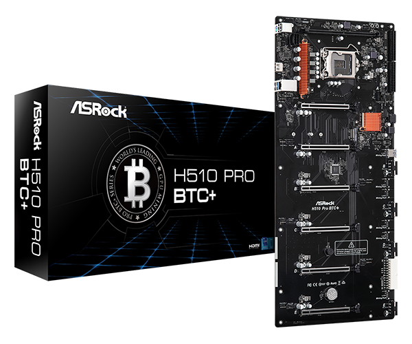Asrock لوحة أم H510 Pro BTC+ Intel Mining