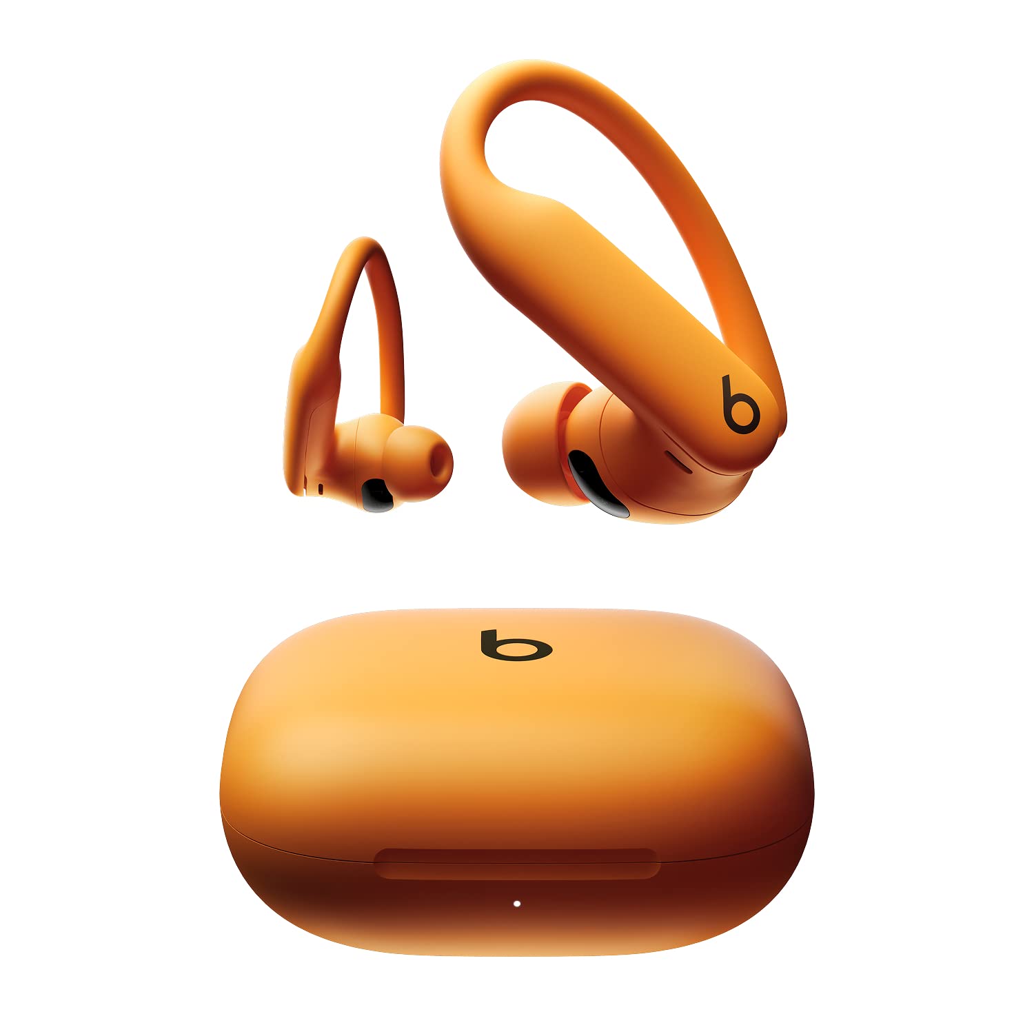 سماعات Beats Powerbeats Pro 2 ANC اللاسلكية باللون البرتقالي الكهربائي