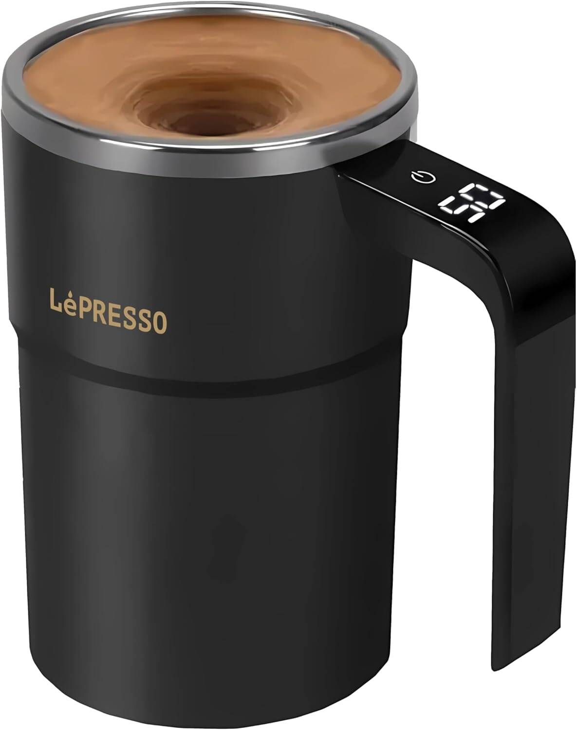 LePresso StirMagic Auto Stirring Mug 380ml Touch Control (LPCFFM0018)