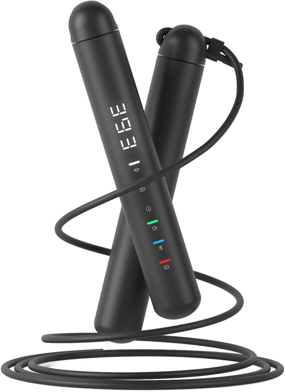 Porodo Lifestyle Smart Skipping Rope Real-Time Tracking & Feedback