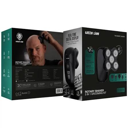 Green Lion Rotary Shaver 5-in-1 Grooming Kit